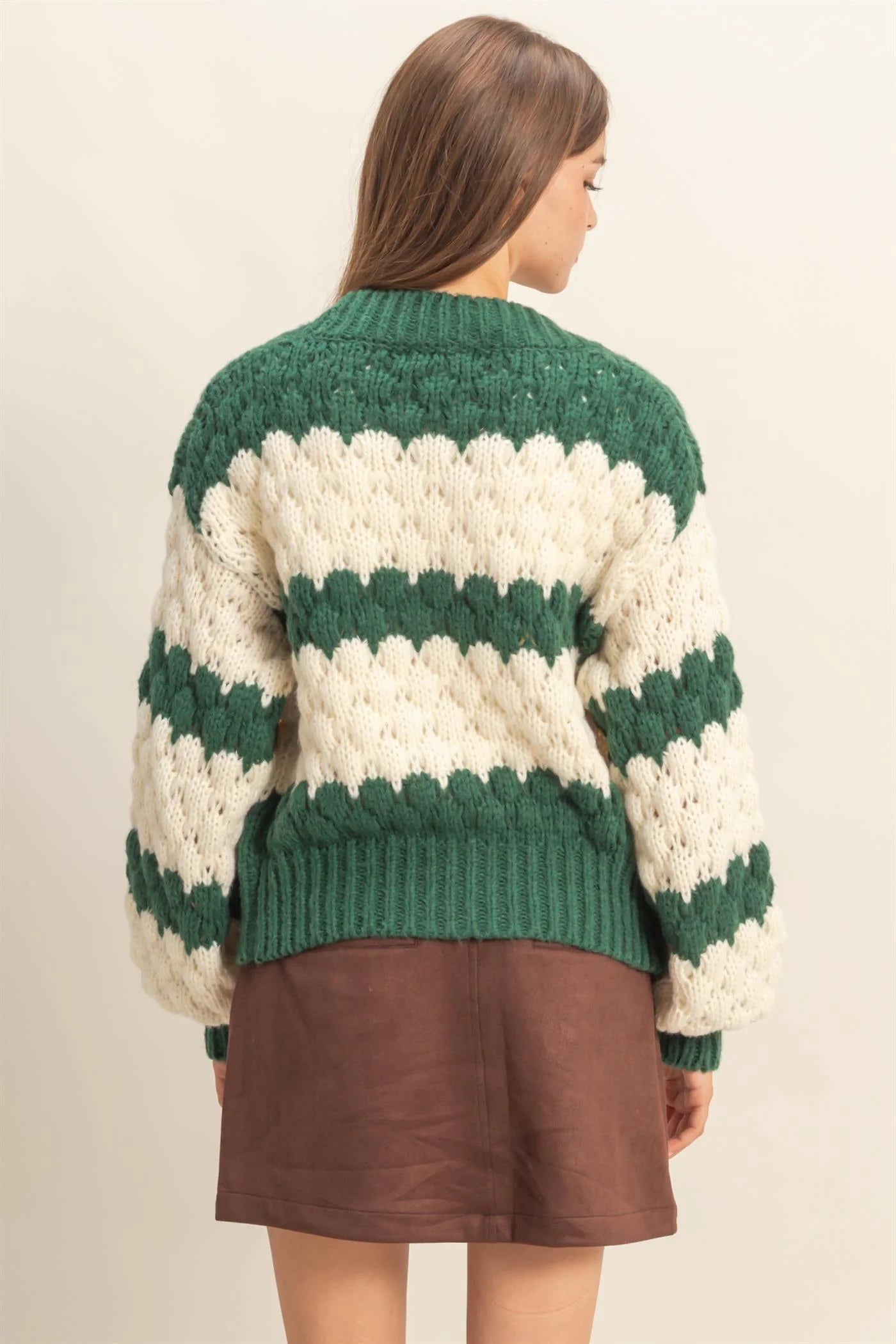 Cloud Cardigan in Dark Green