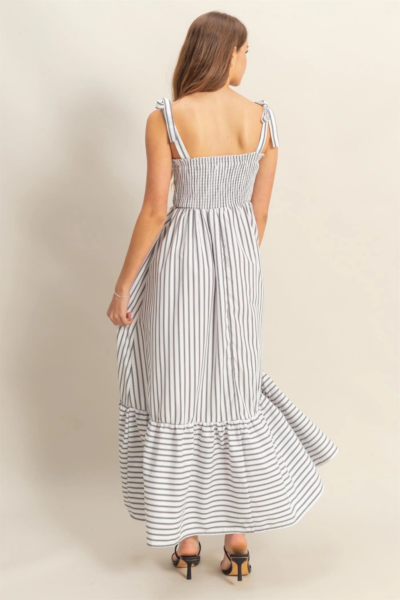 Smocked Poplin Dress