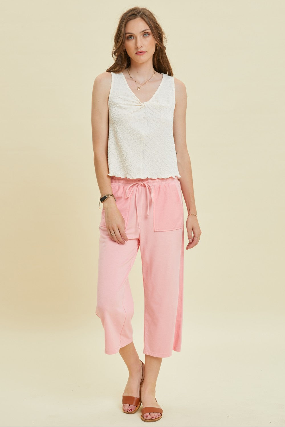 French Terry Capri Pants