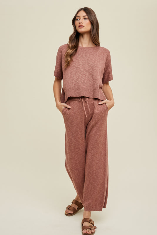 Sweater Set in Burlwood