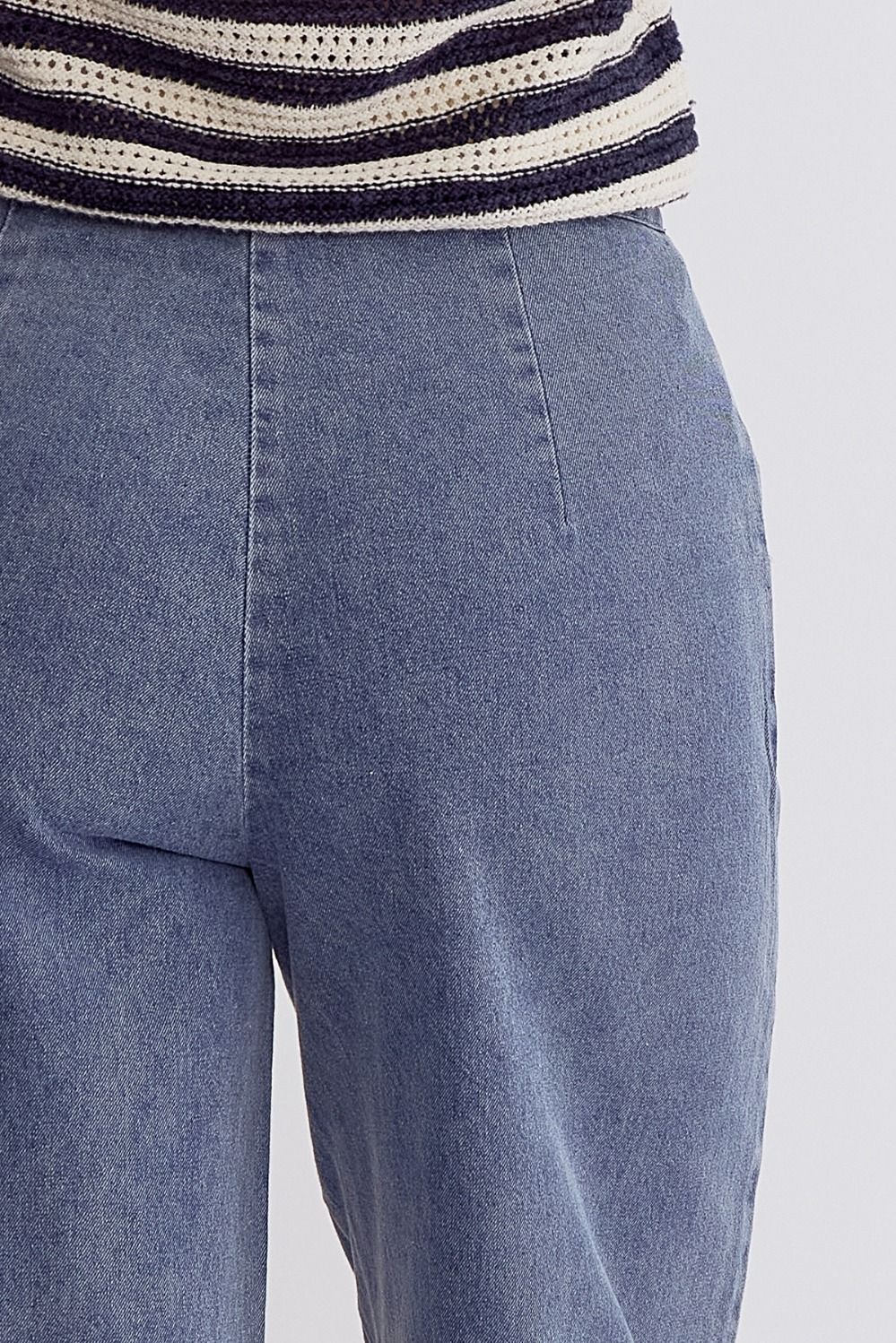 Sailor Button Detail Jeans