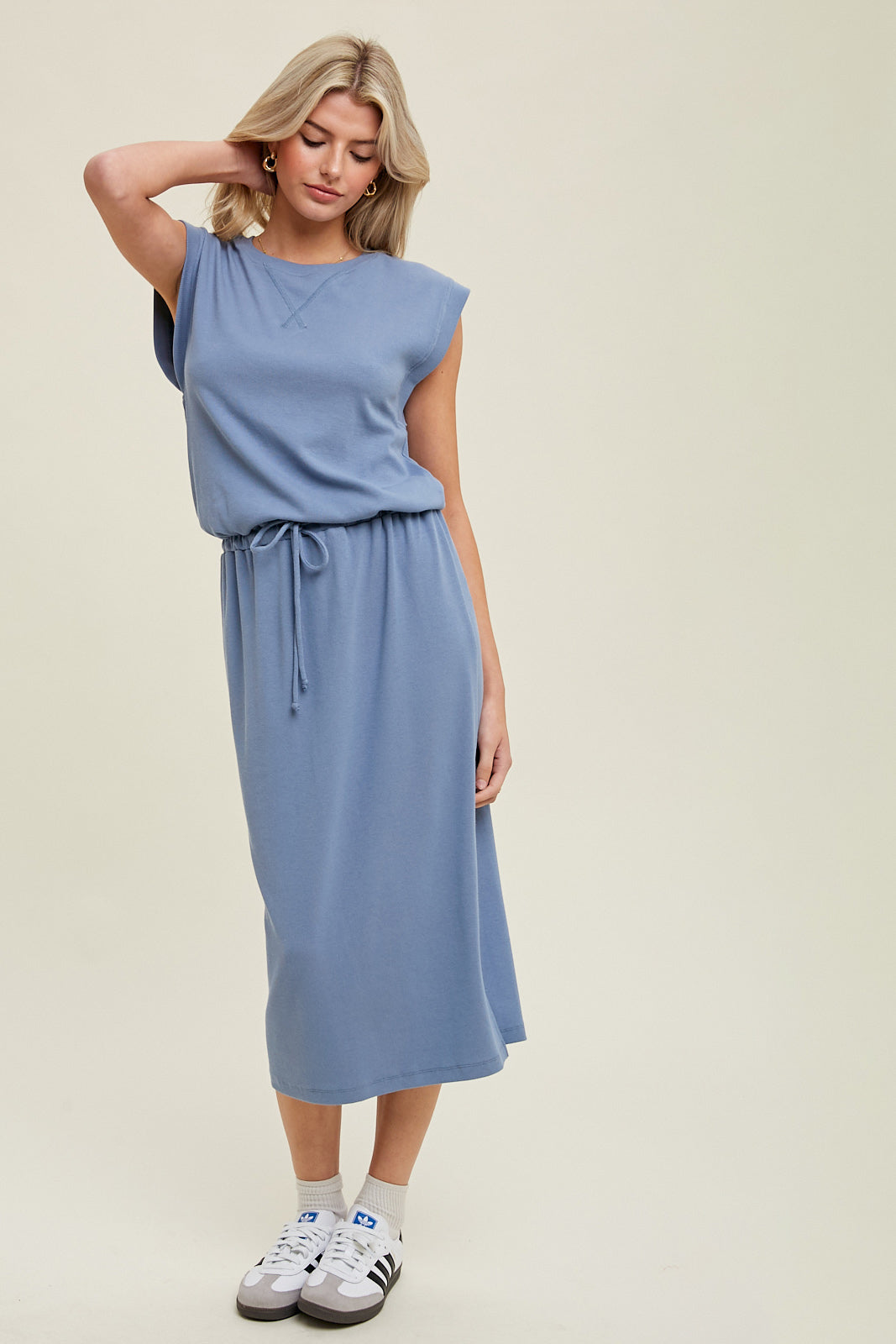 Ribbed Midi Dress available in 3 colors