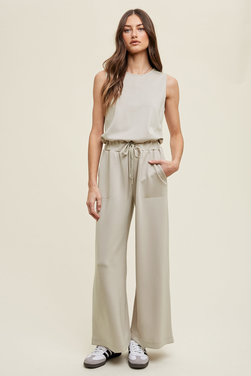 Wide leg Tank jumpsuit 40%off use code sale40 at checkout