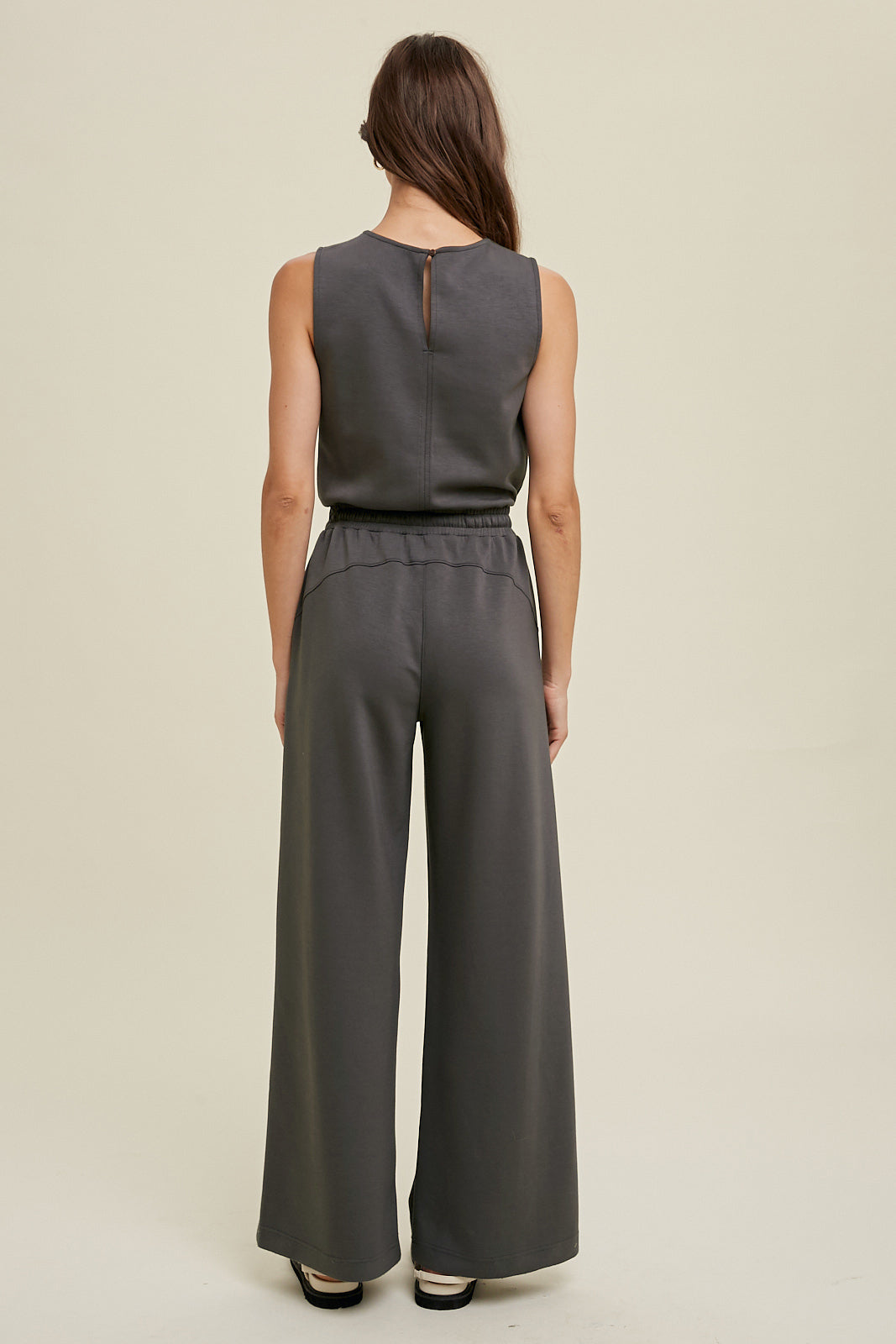 Wide leg Tank jumpsuit