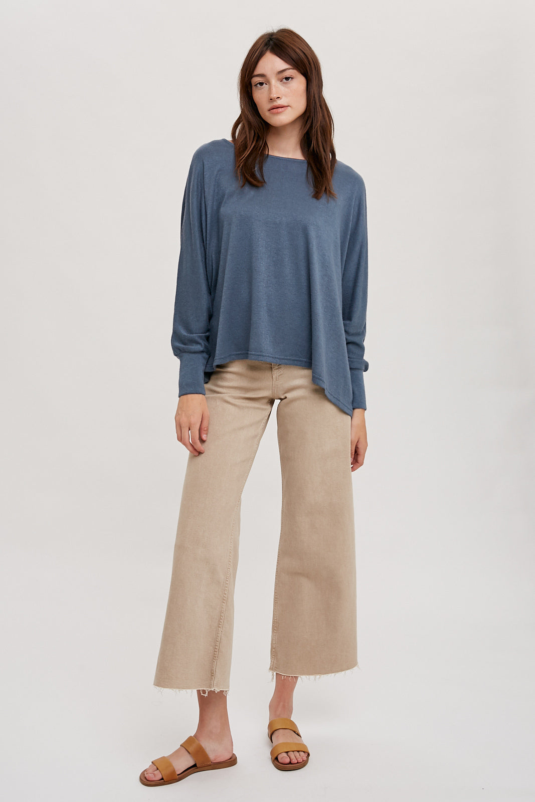 OVERSIZED DOLMAN IN TEAL 40%0ff use code sale40