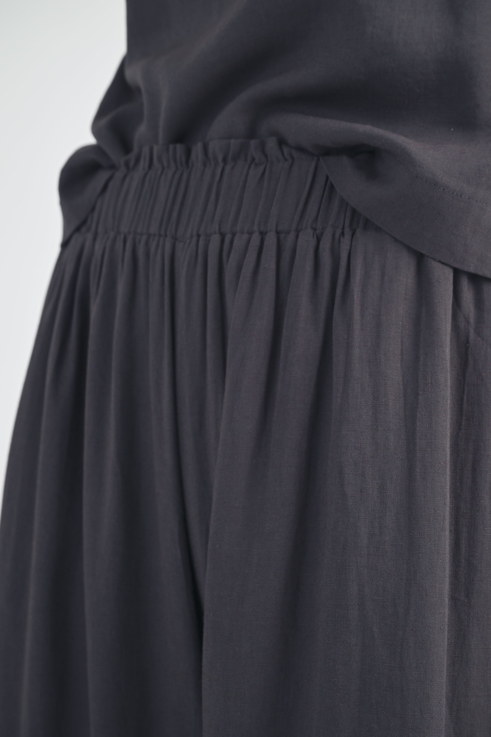 Linen Wide Leg Pants in Truffle