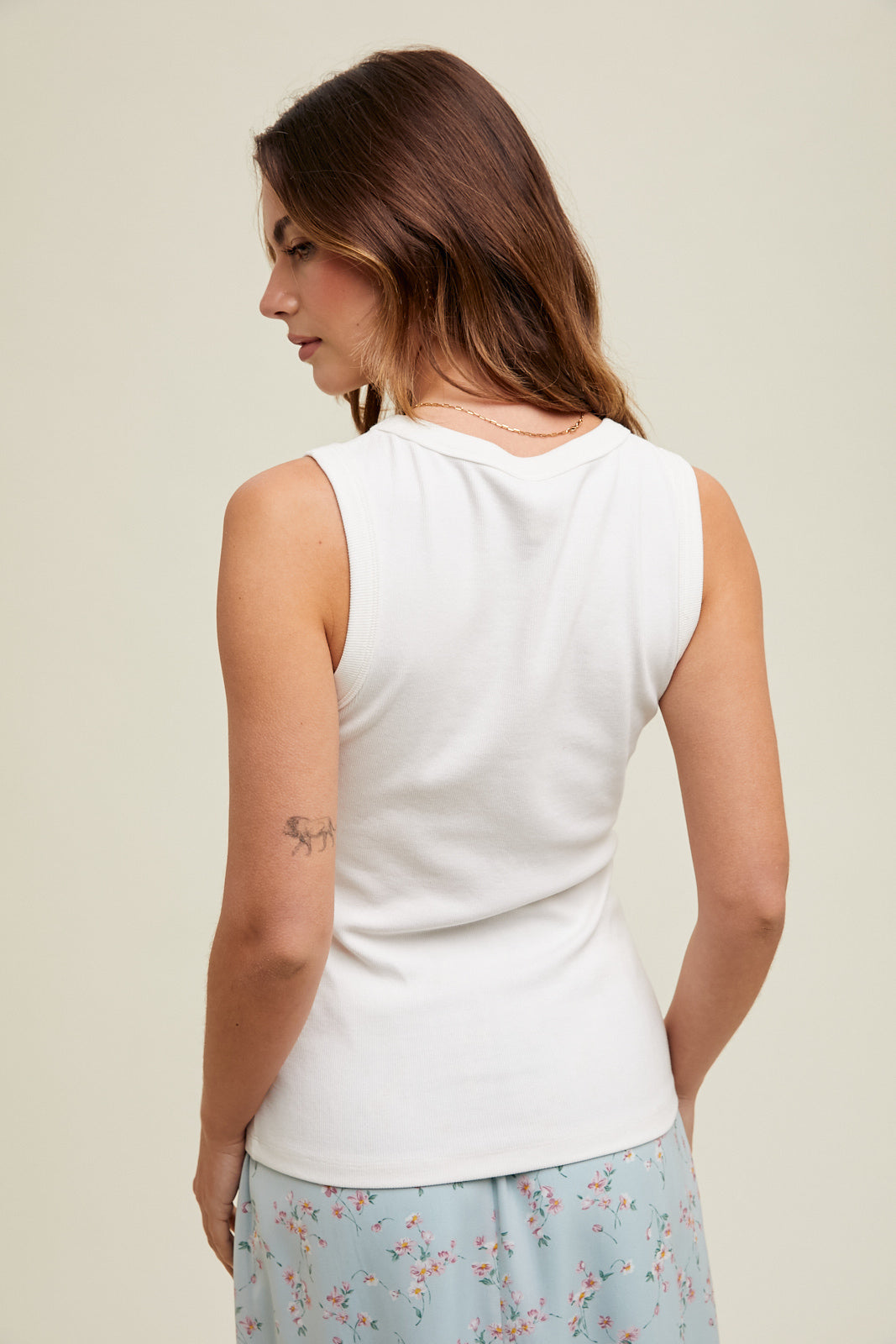 Knit Ribbed Tank Top