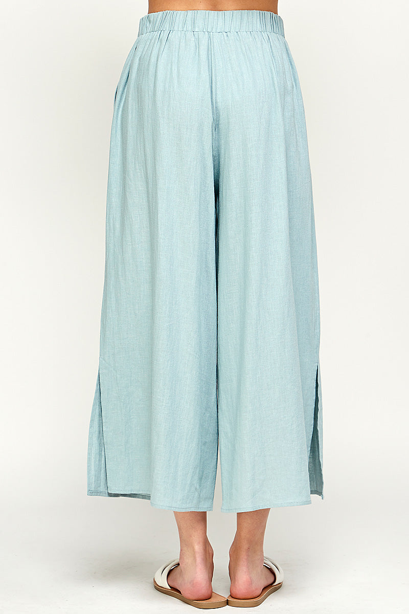 Flared Wide Leg Pants