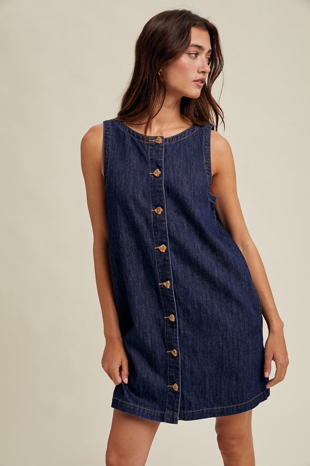 Mini Denim Dress