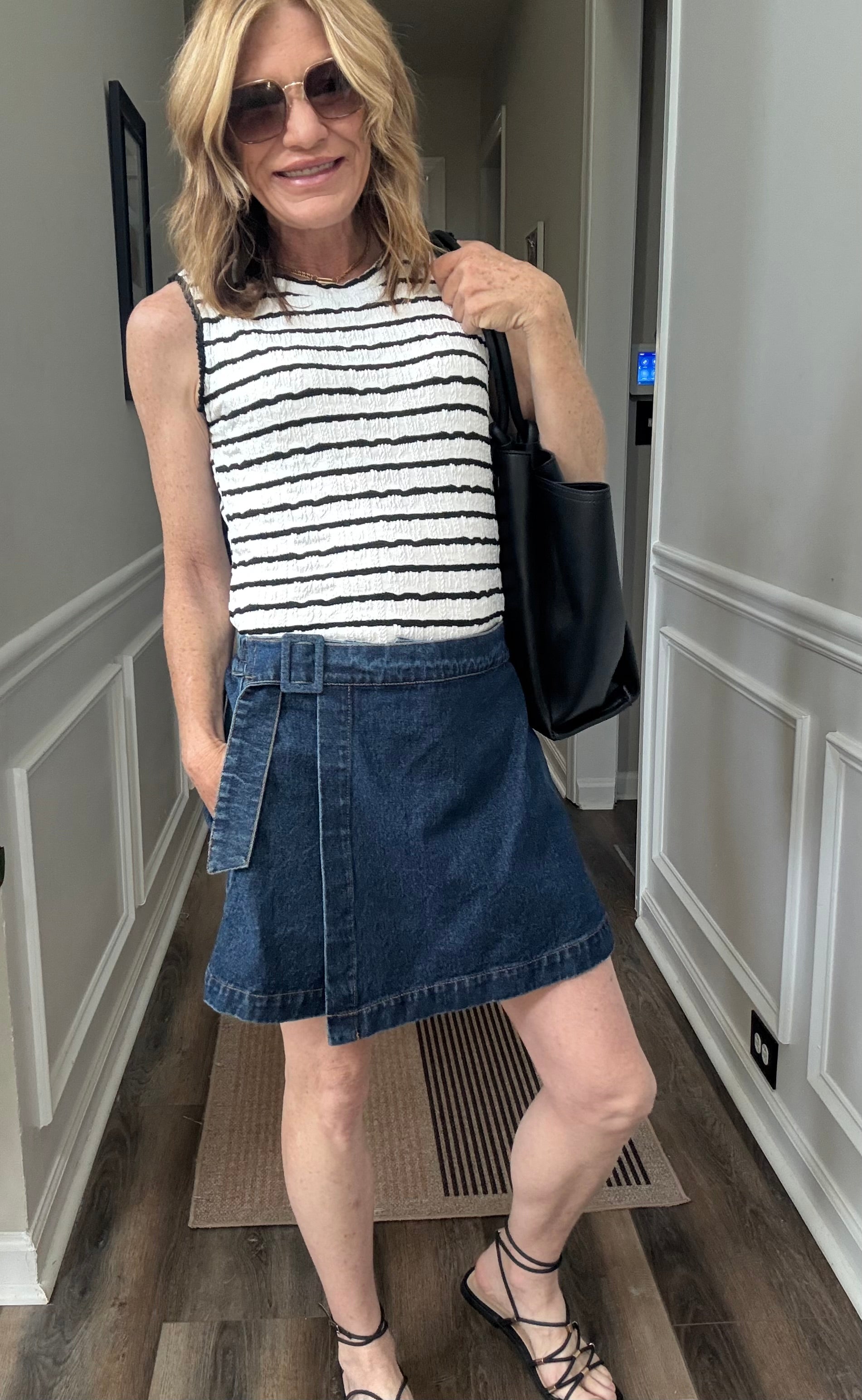 Denim Skort