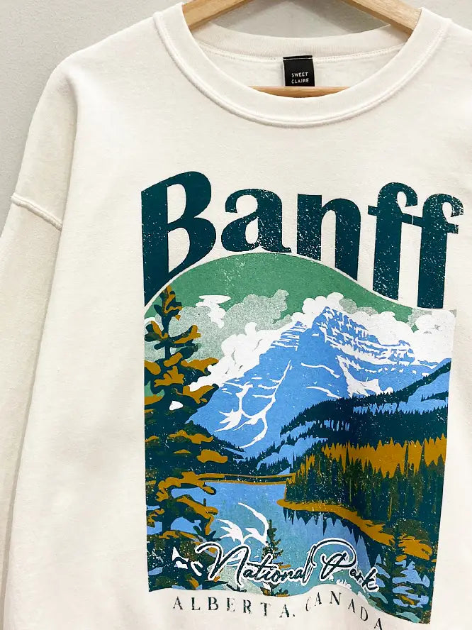 Banff, Canada Graphic Sweater