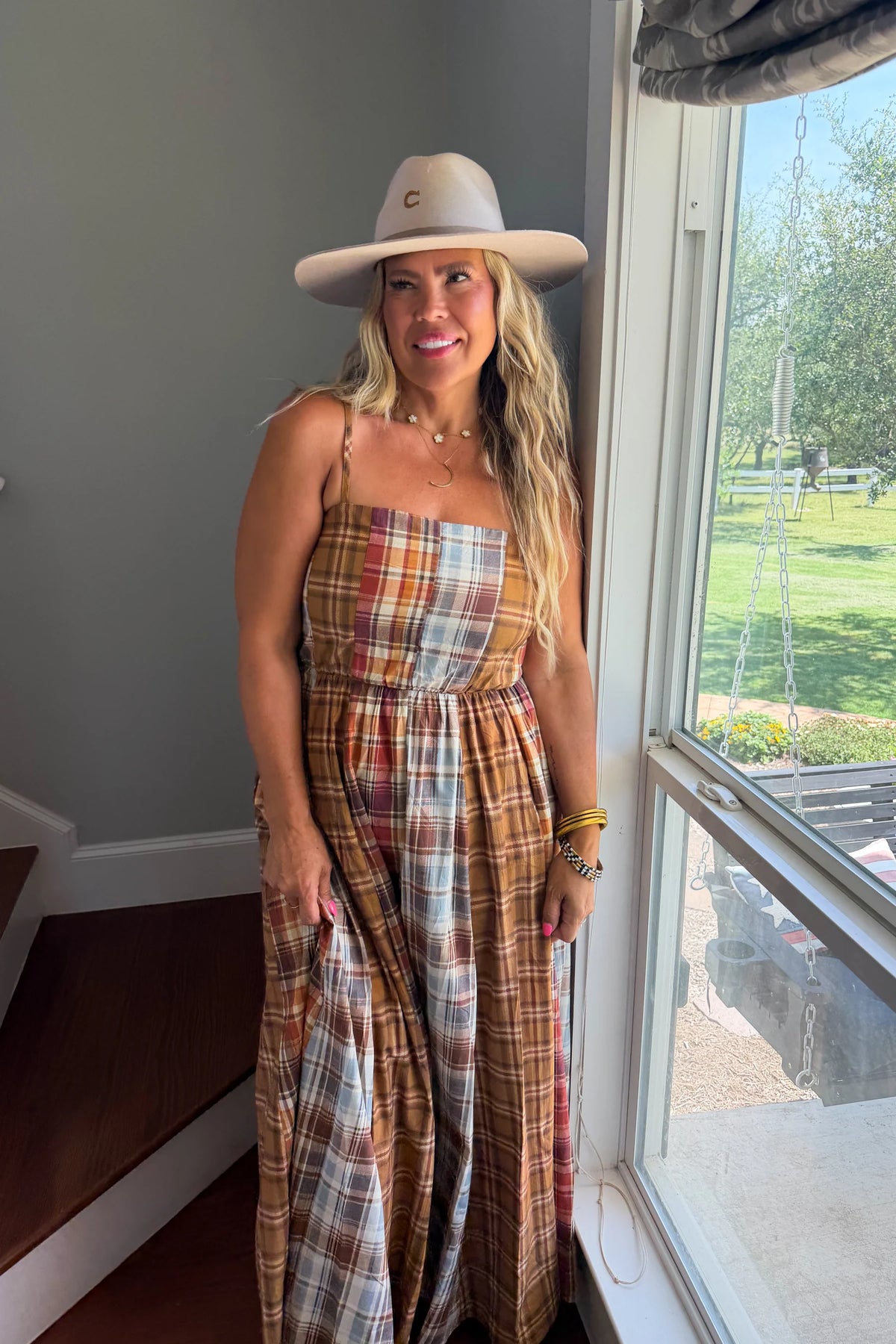 Perfect Plaid Maxi Dress