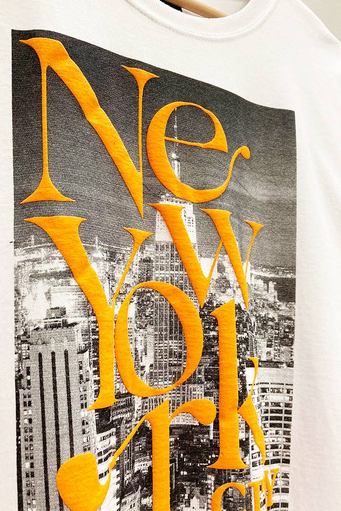 Puff-Print New York City Tee