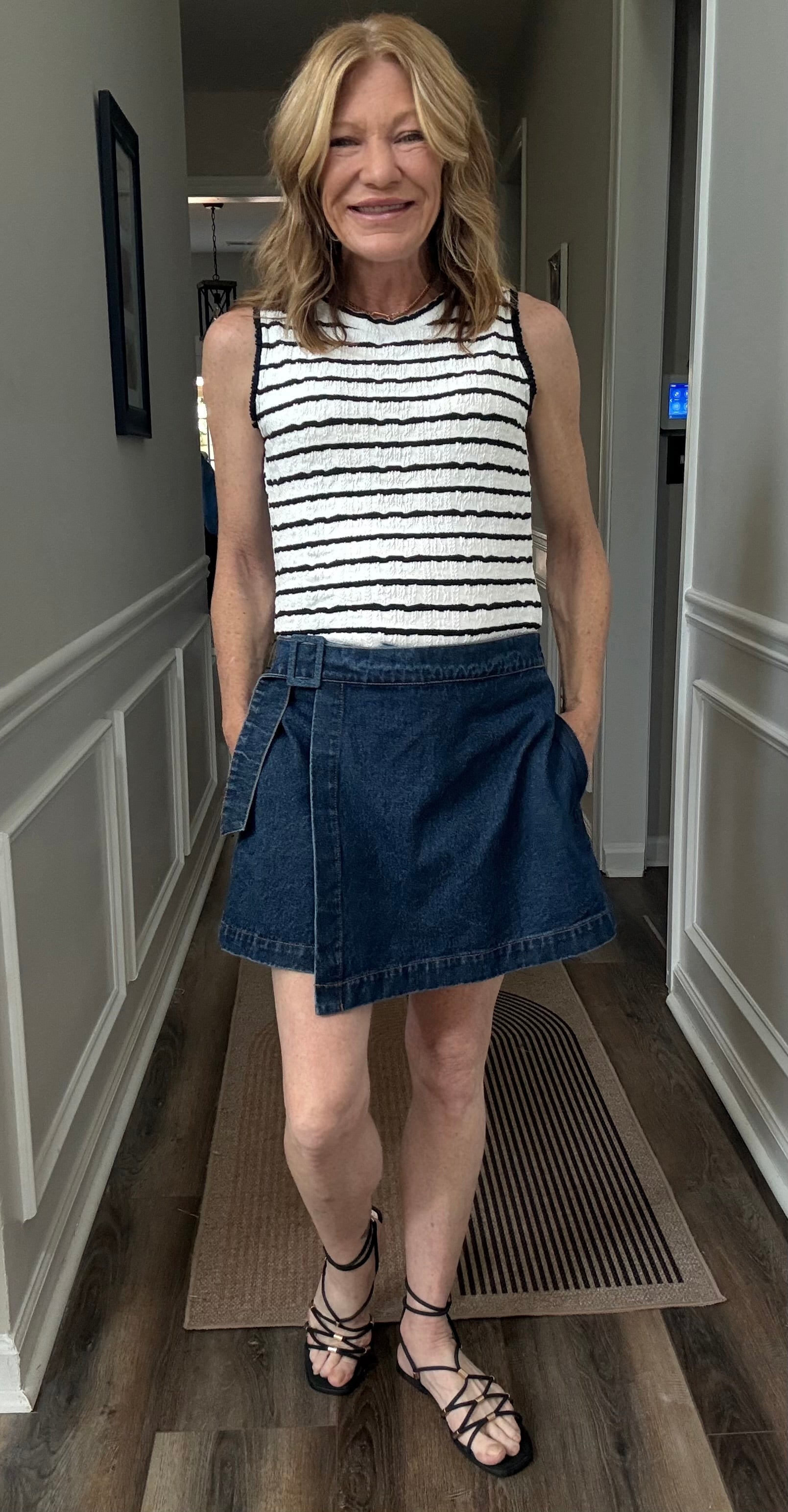 Denim Skort
