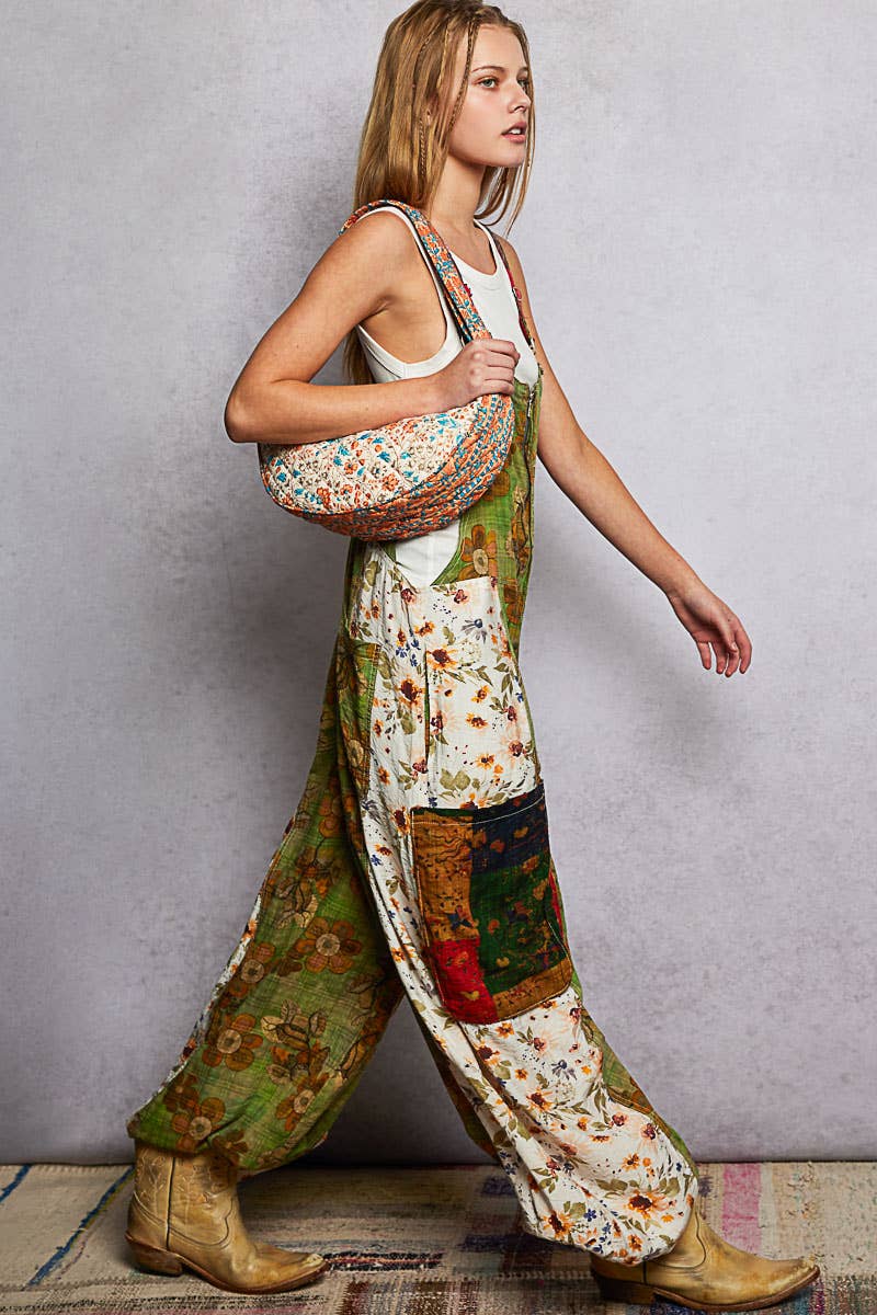 Essential Lightweight Quilted Floral Bag