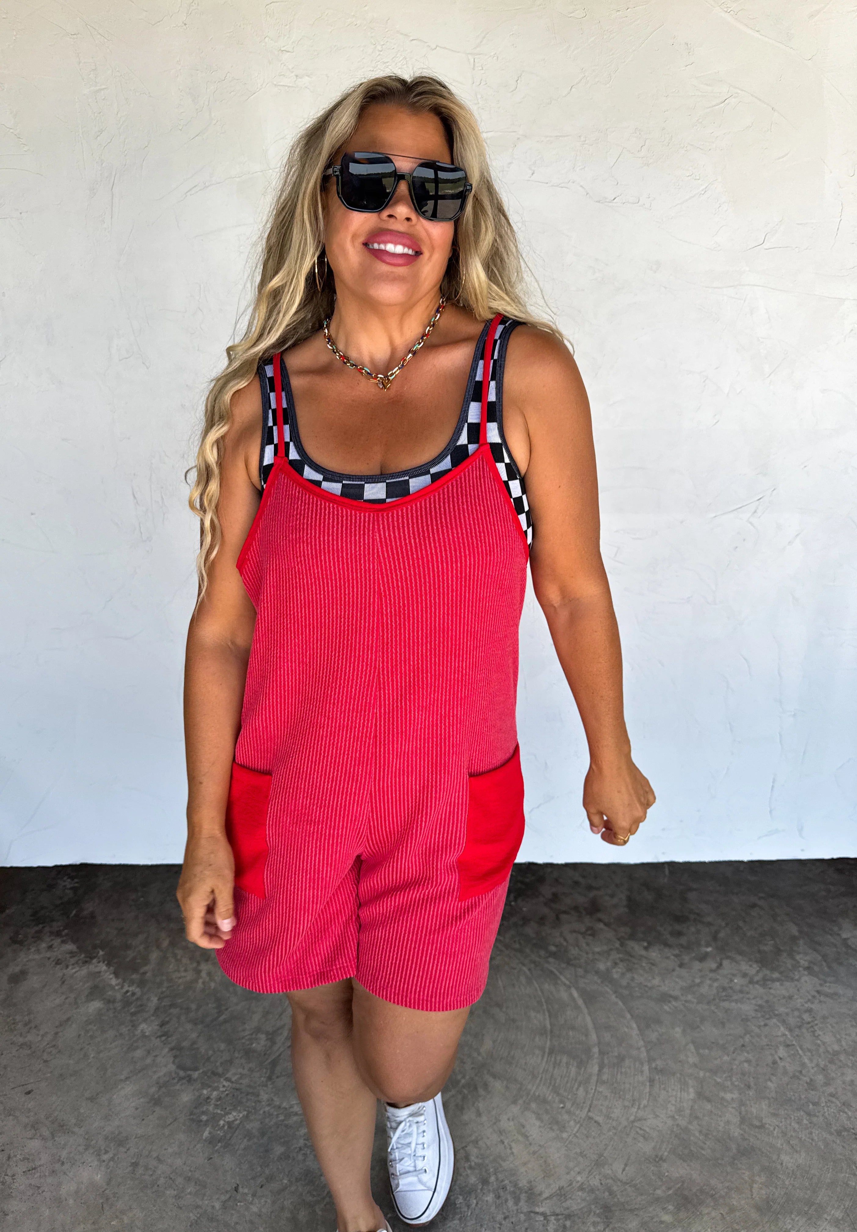 Ribbed Summer Romper