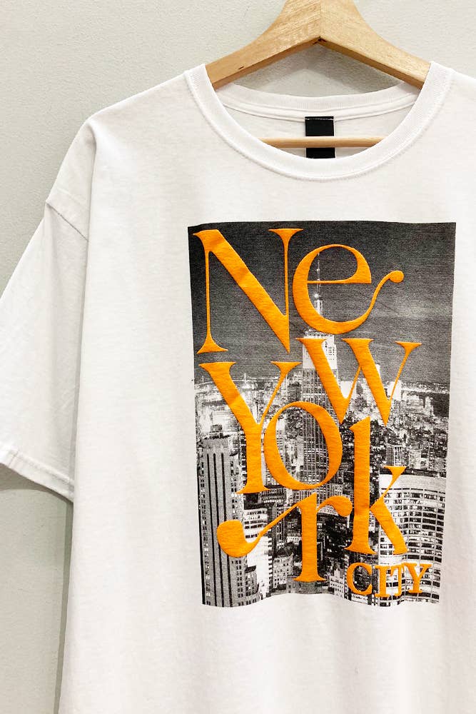 Puff-Print New York City Tee