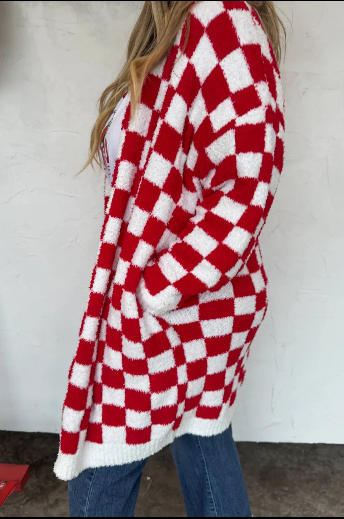 Checkered Cloud Cardigan