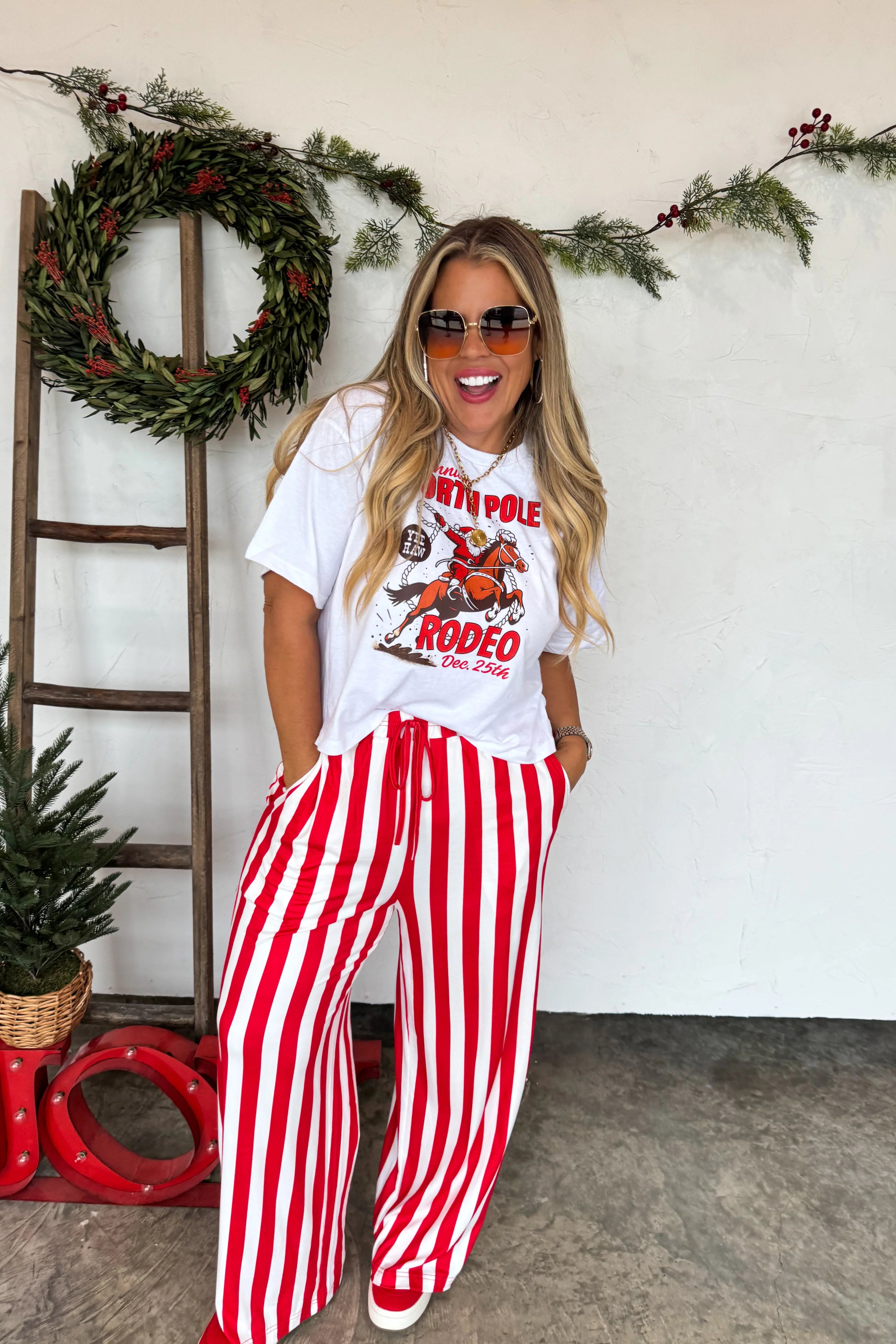 North Pole Rodeo Graphic Tee