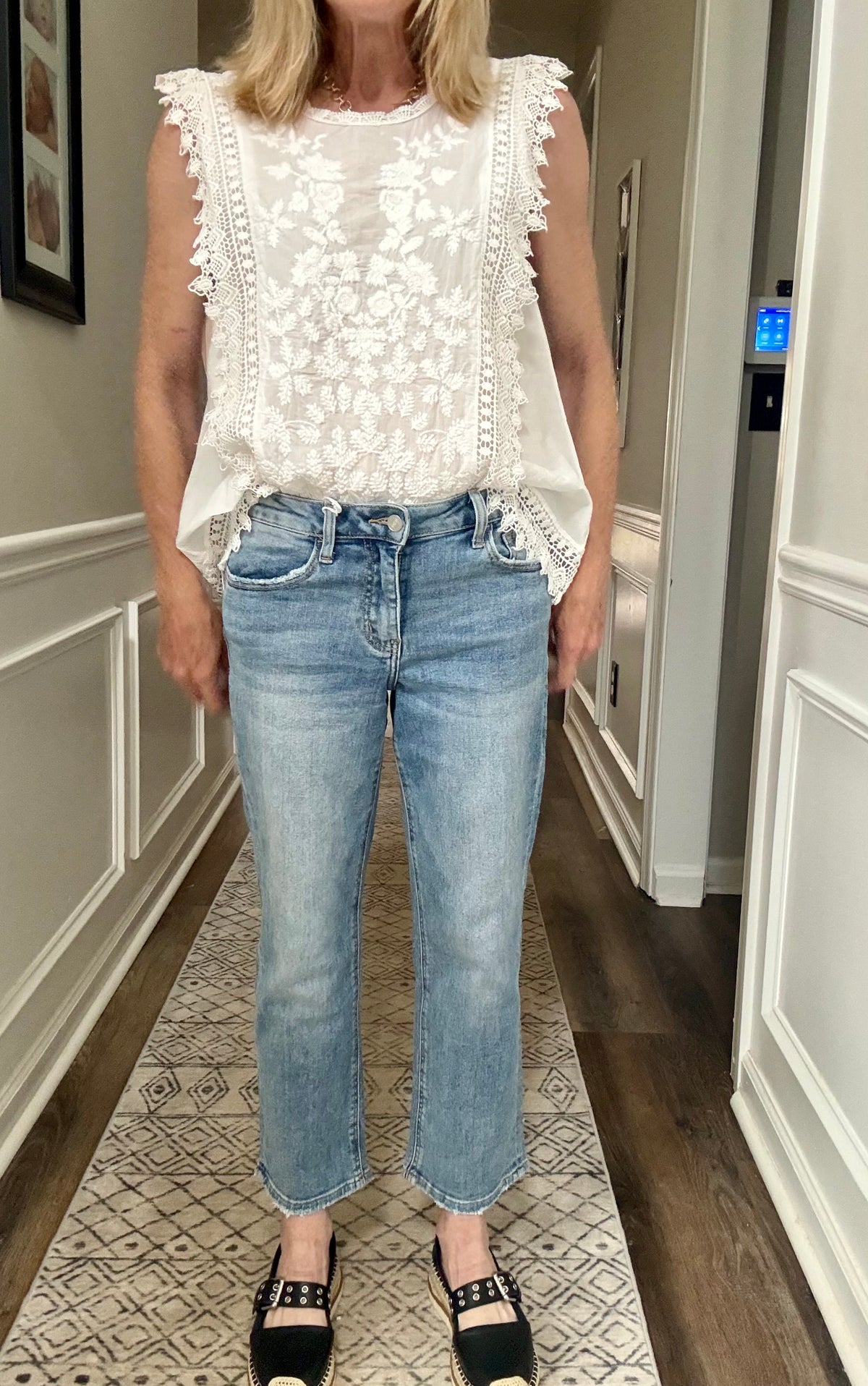 Vervet High Rise Straight Leg Jeans