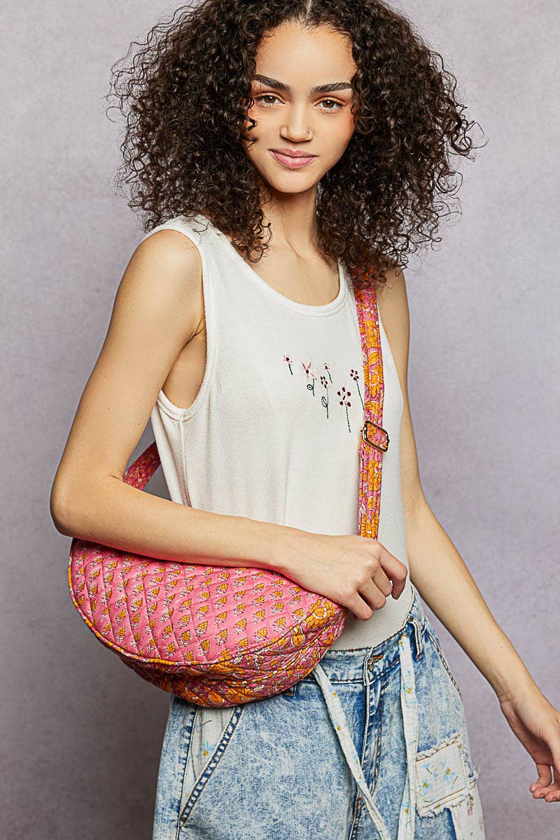 Essential Lightweight Quilted Floral Bag