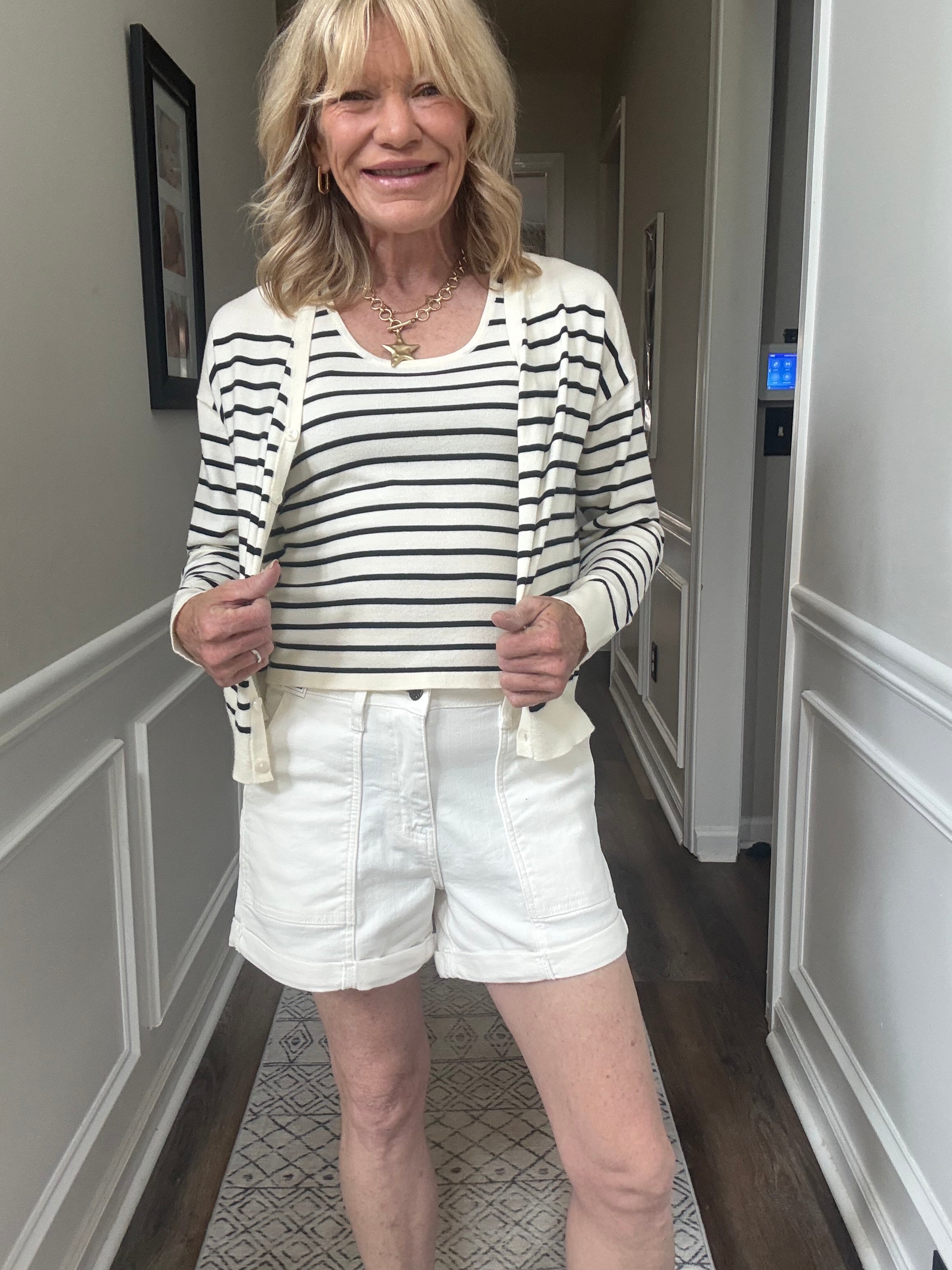 Classic Coastal Tank and Cardigan Set 40% off