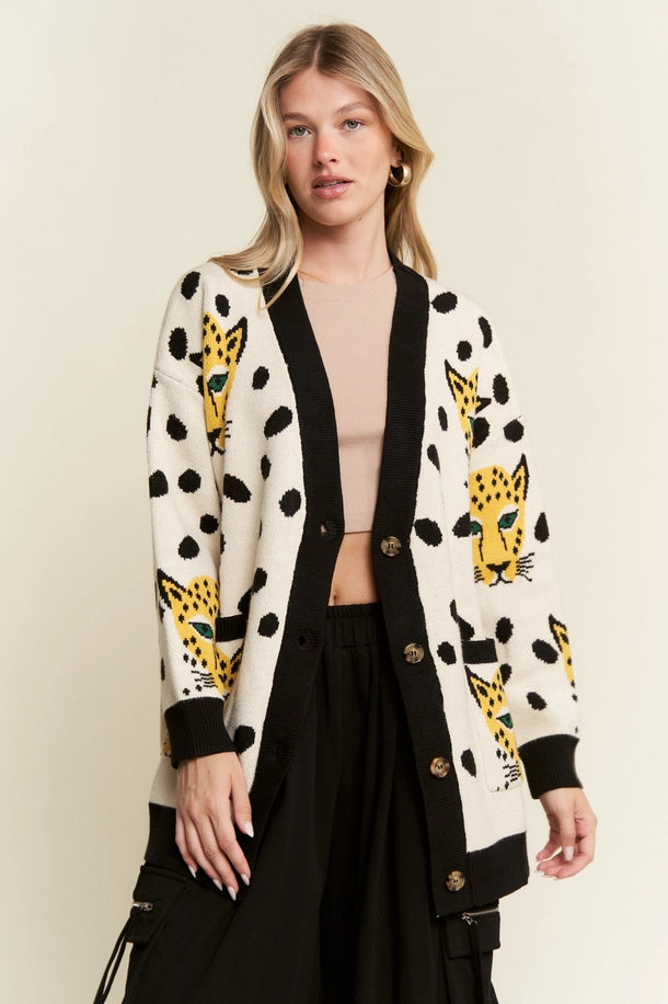 Cheetahlicious Cardigan