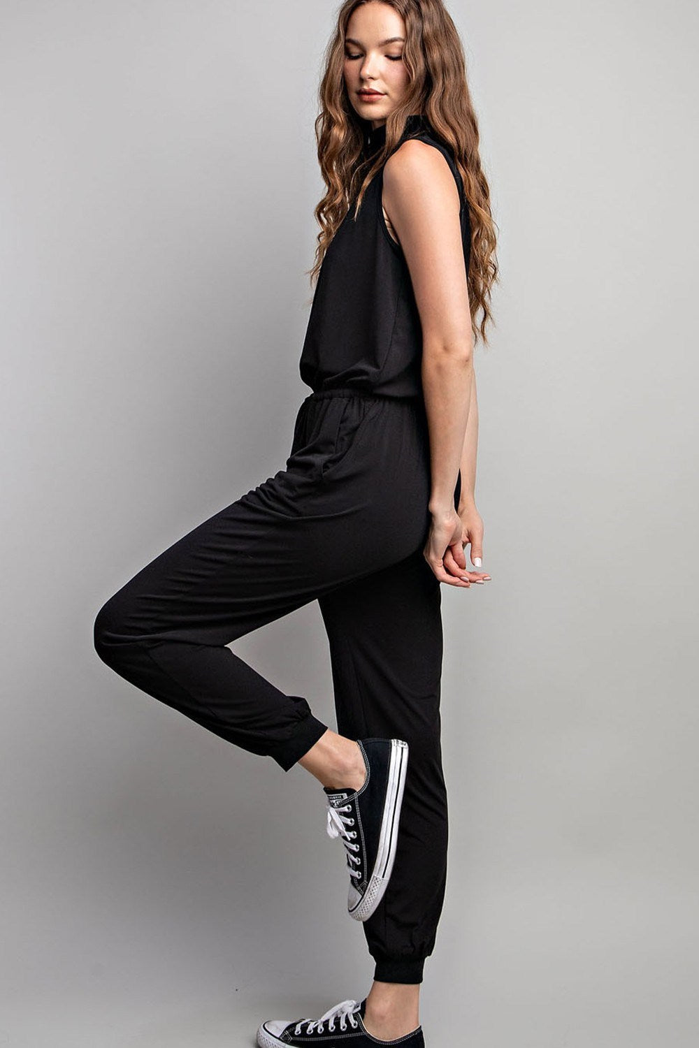 Mock neck Jumpsuit Jogger