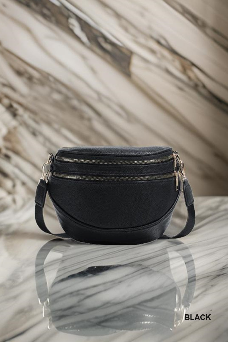 Vegan Leather Crossbody Bum Bag