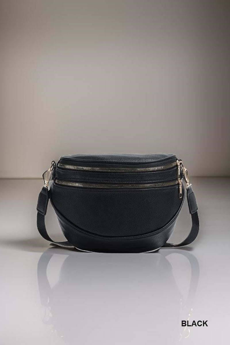 Vegan Leather Crossbody Bum Bag