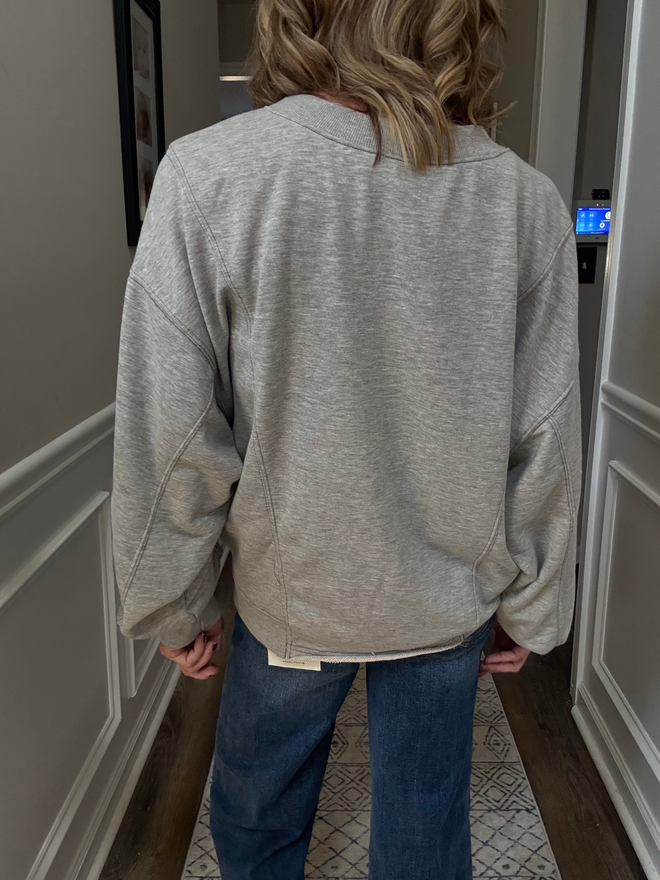Reversible Twist Front Sweater