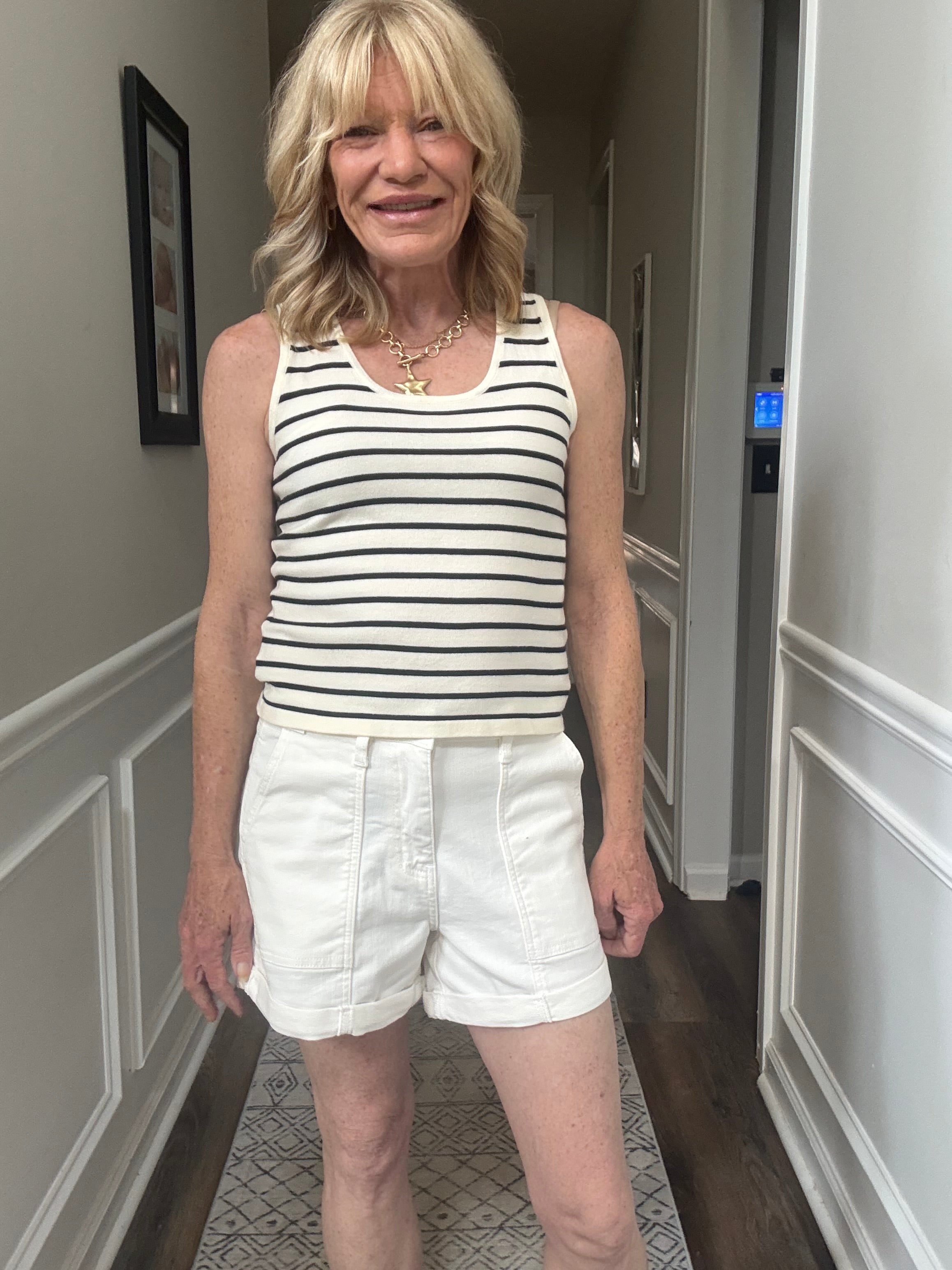 Classic Coastal Tank and Cardigan Set 40% off