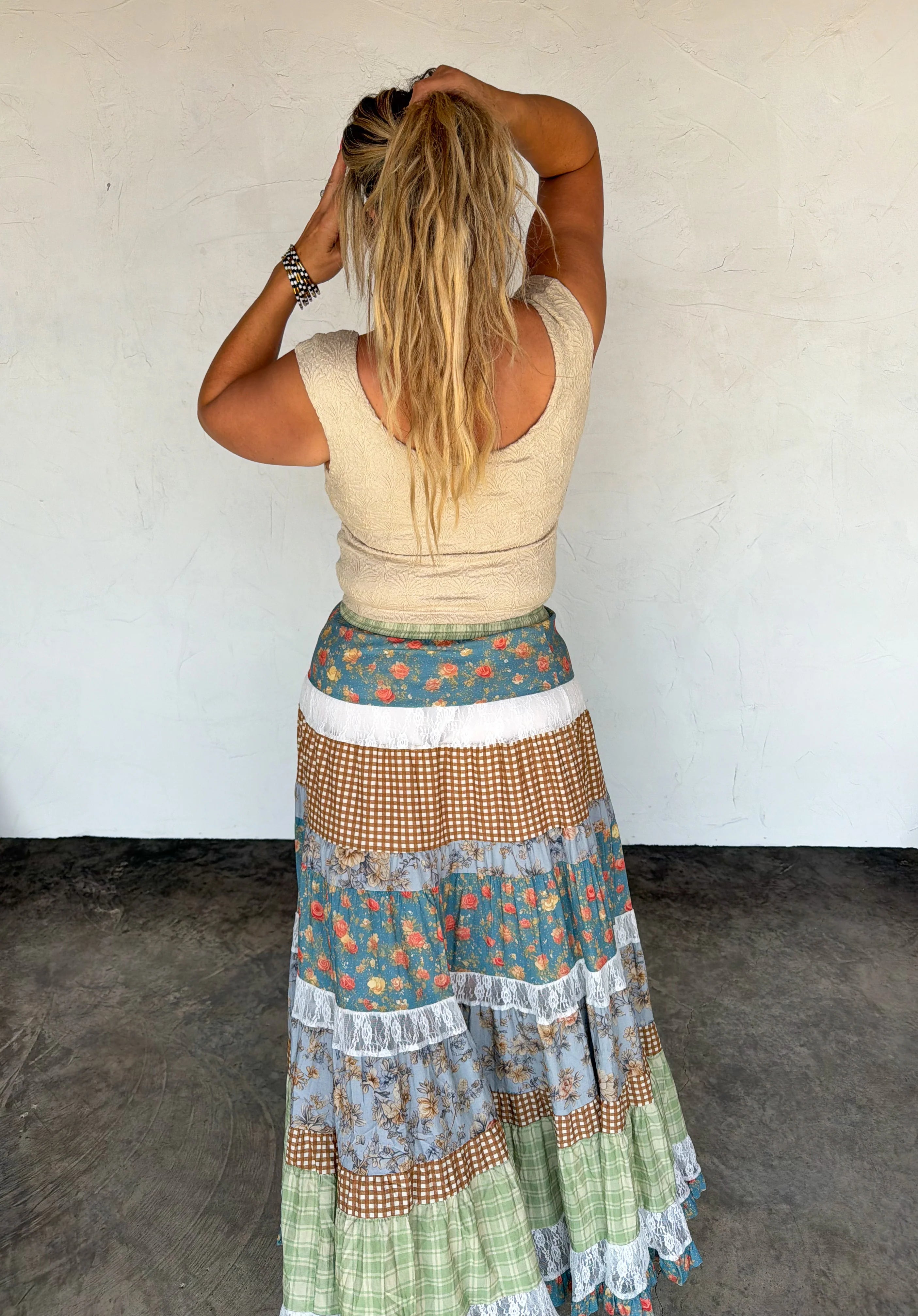 Country Summer Maxi Skirt 40% off