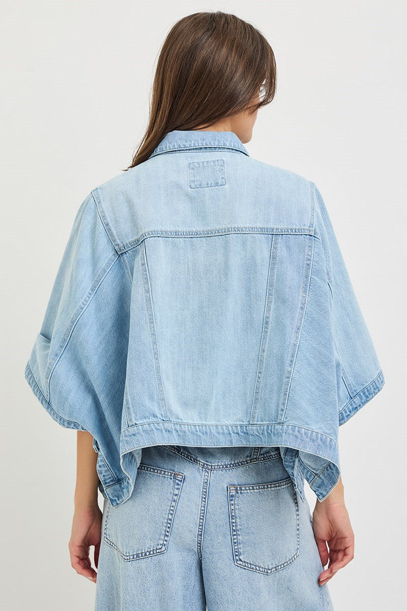 Risen Denim Cape