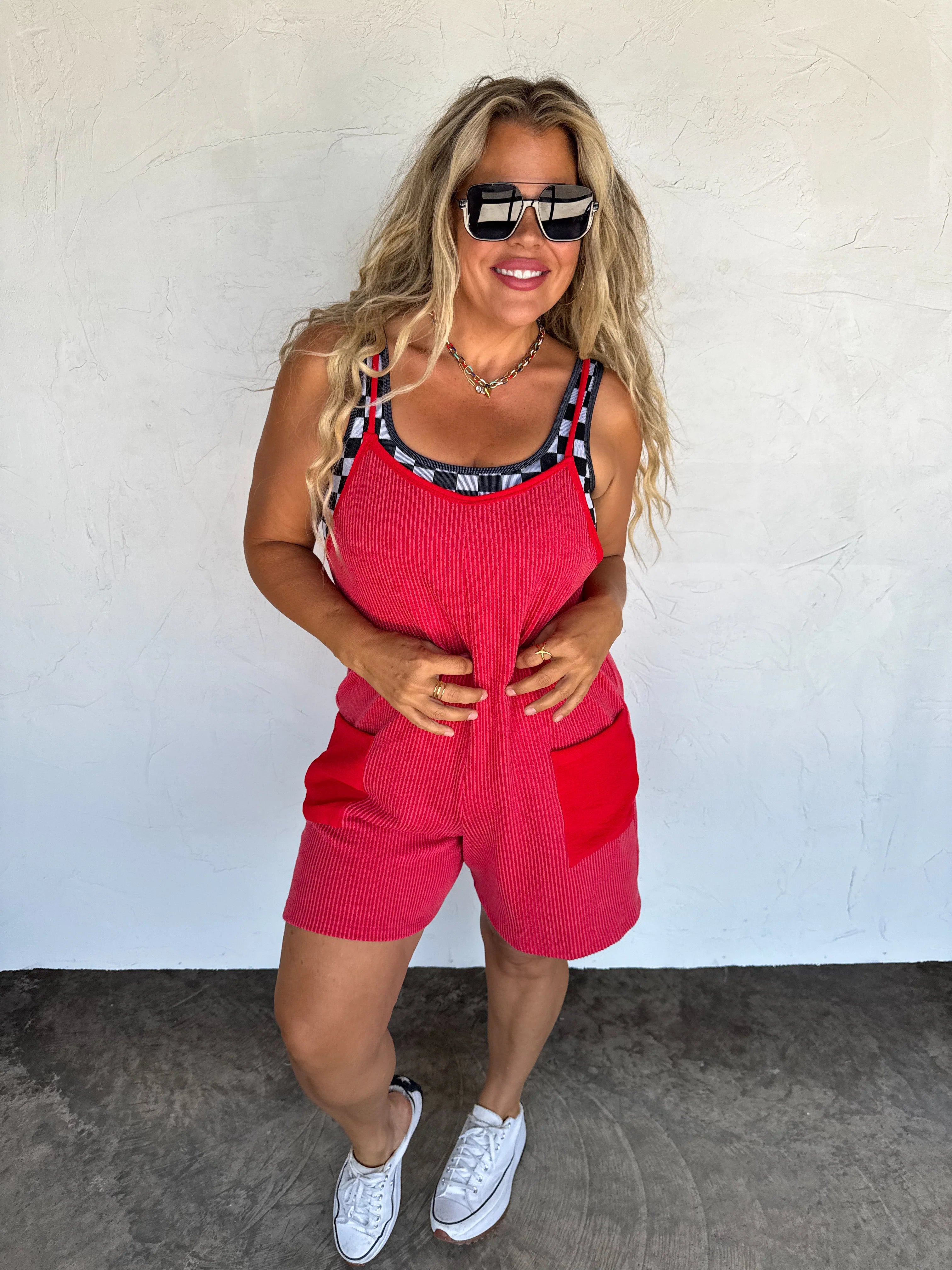 Ribbed Summer Romper