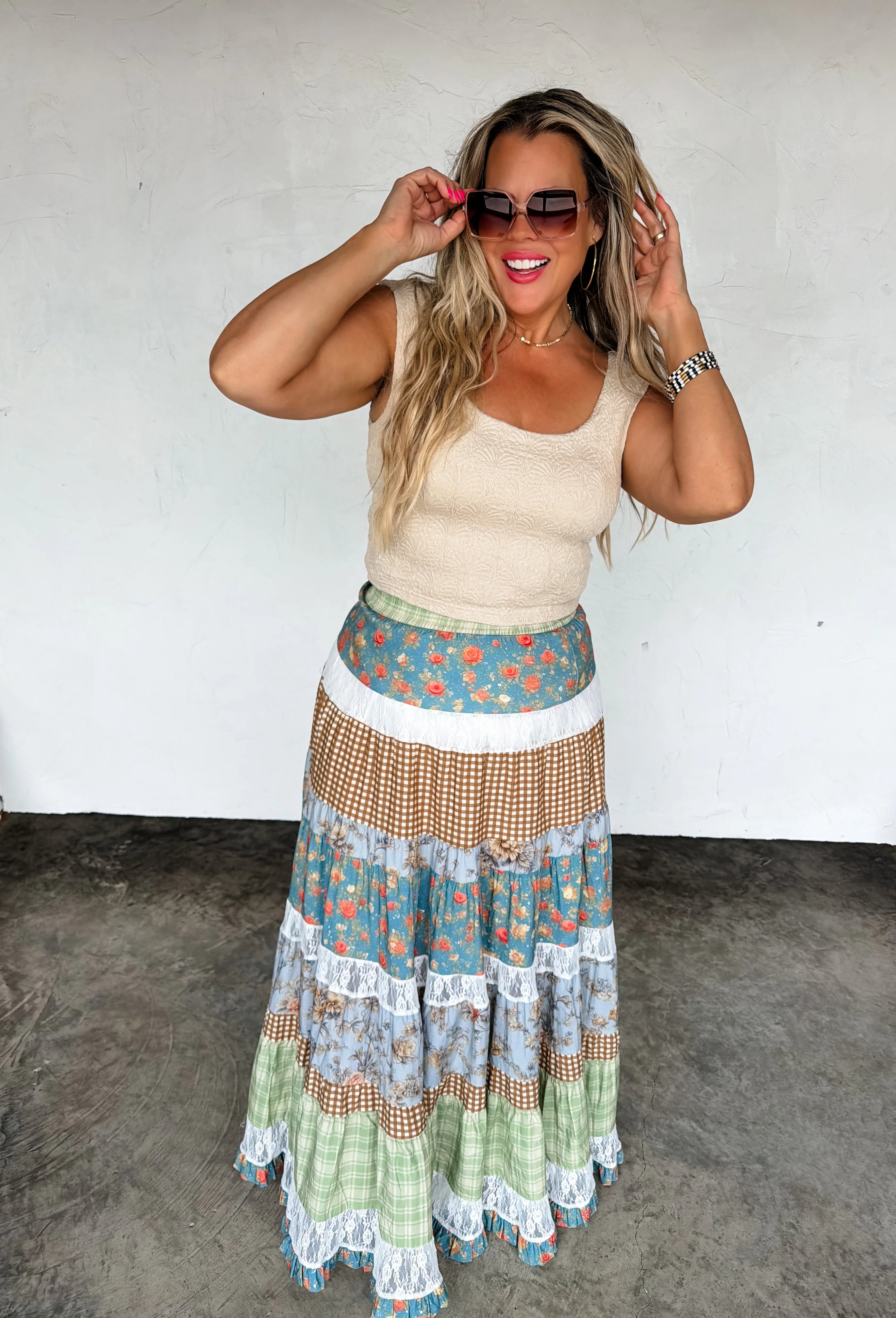 Country Summer Maxi Skirt 40% off