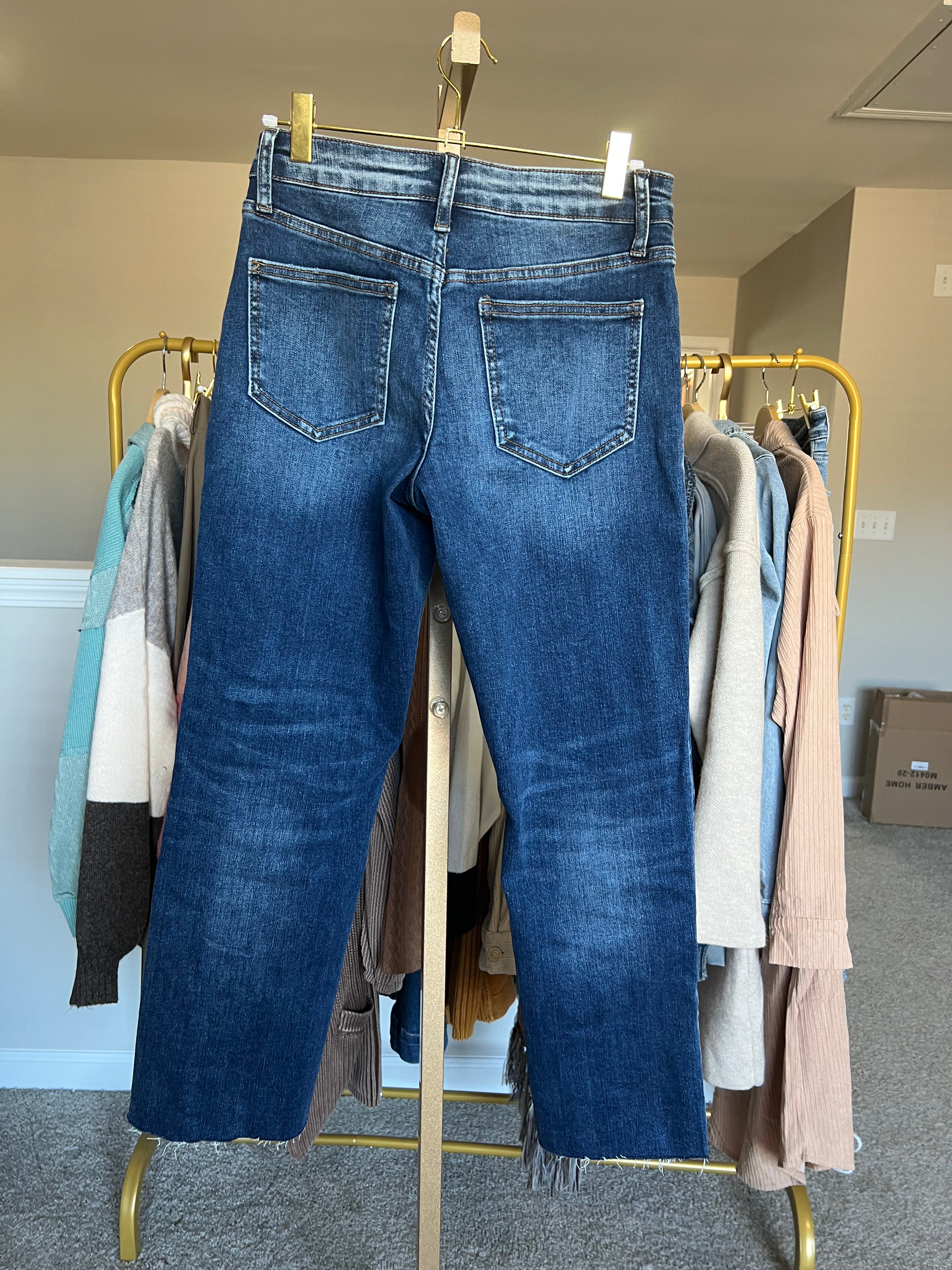 Vervet MId Rise Clean Cut Jeans