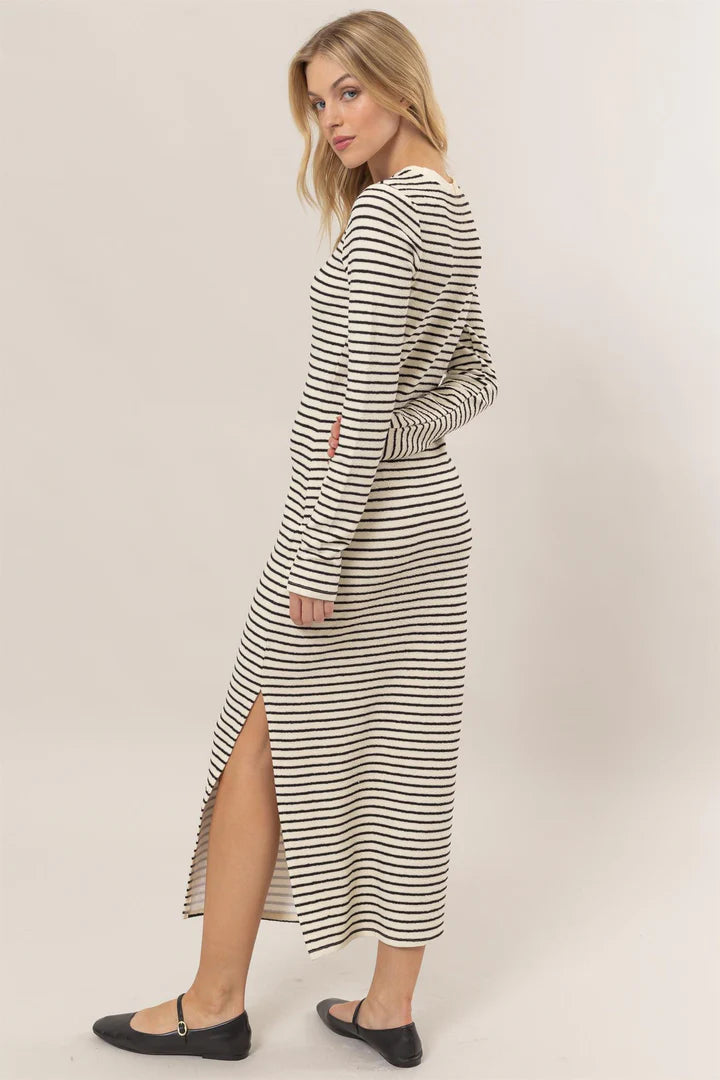 Stripe Midi Dress