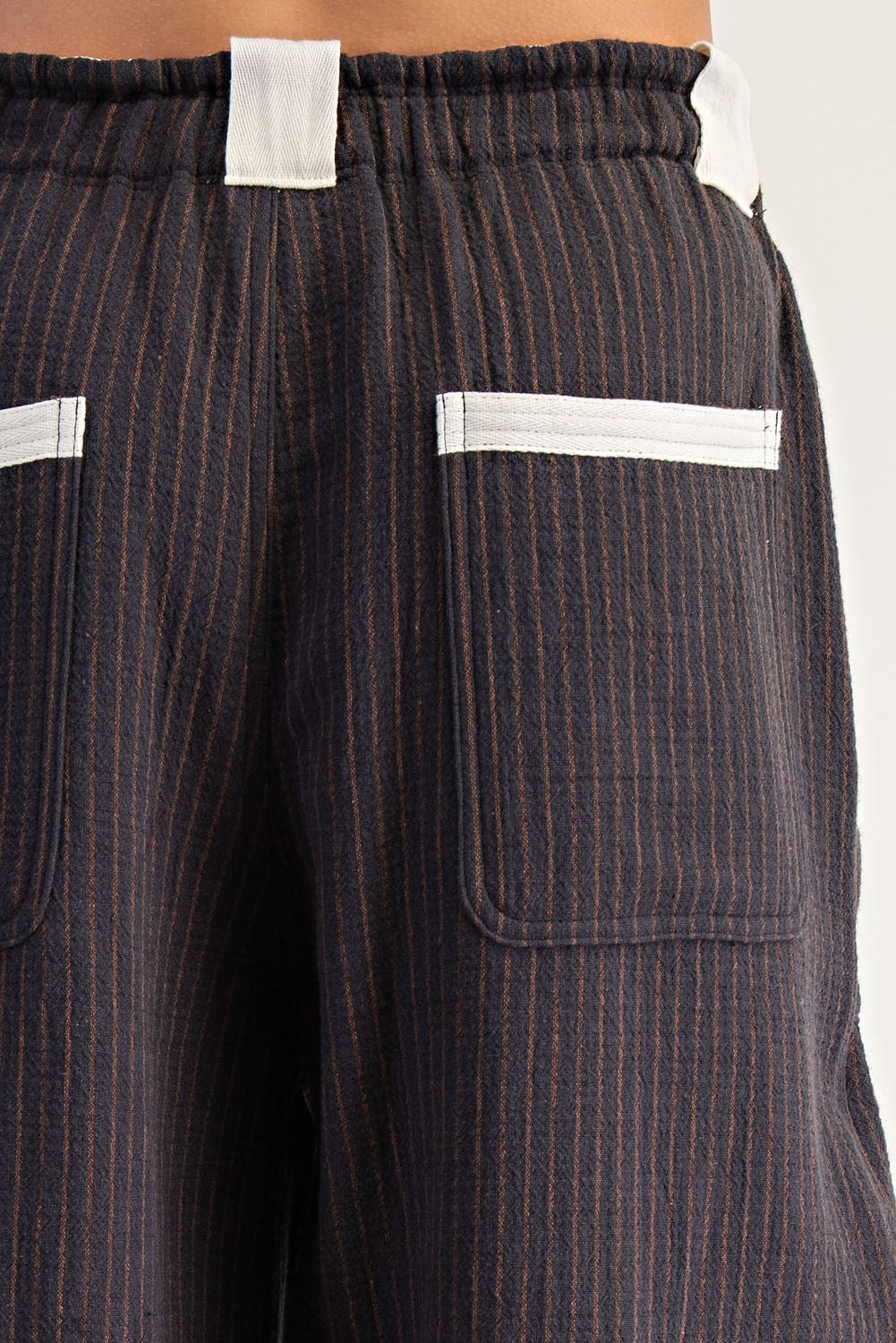 Stripe Utility Pants in Midnight