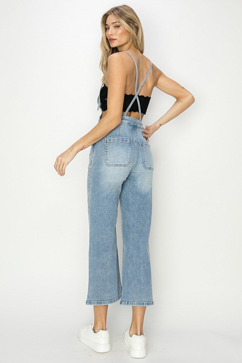 Crop Straight Overalls