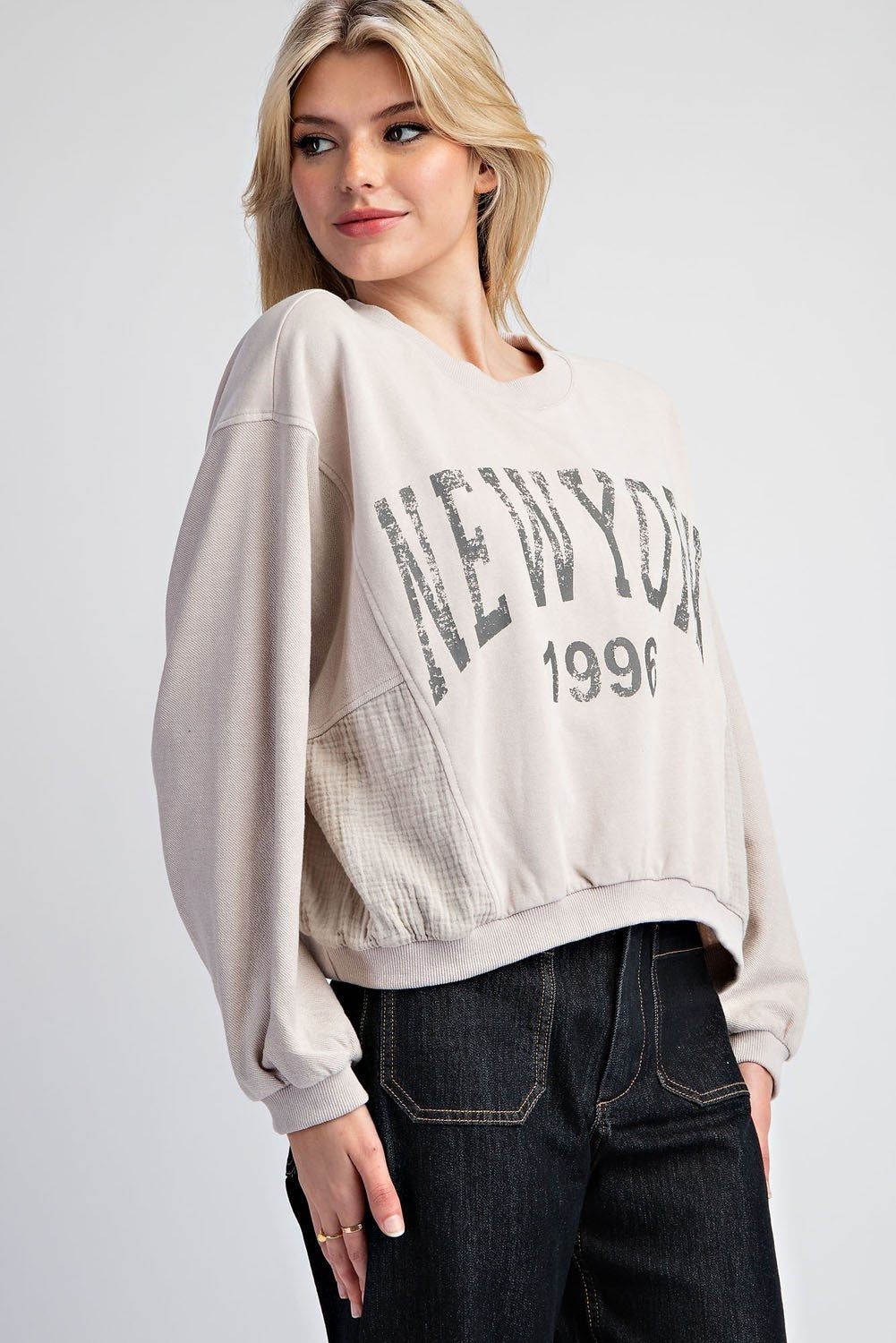 Long Sleeve "New York" Top