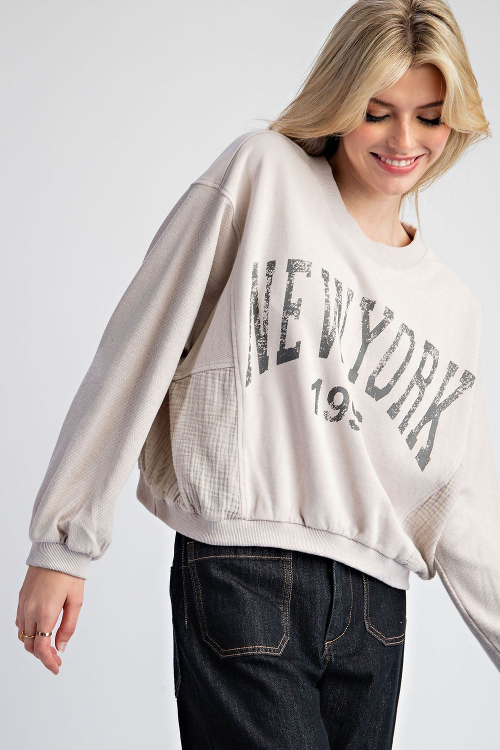 Long Sleeve "New York" Top