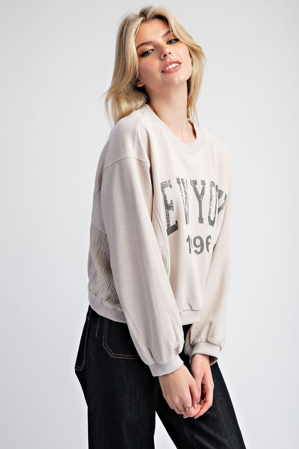 Long Sleeve "New York" Top