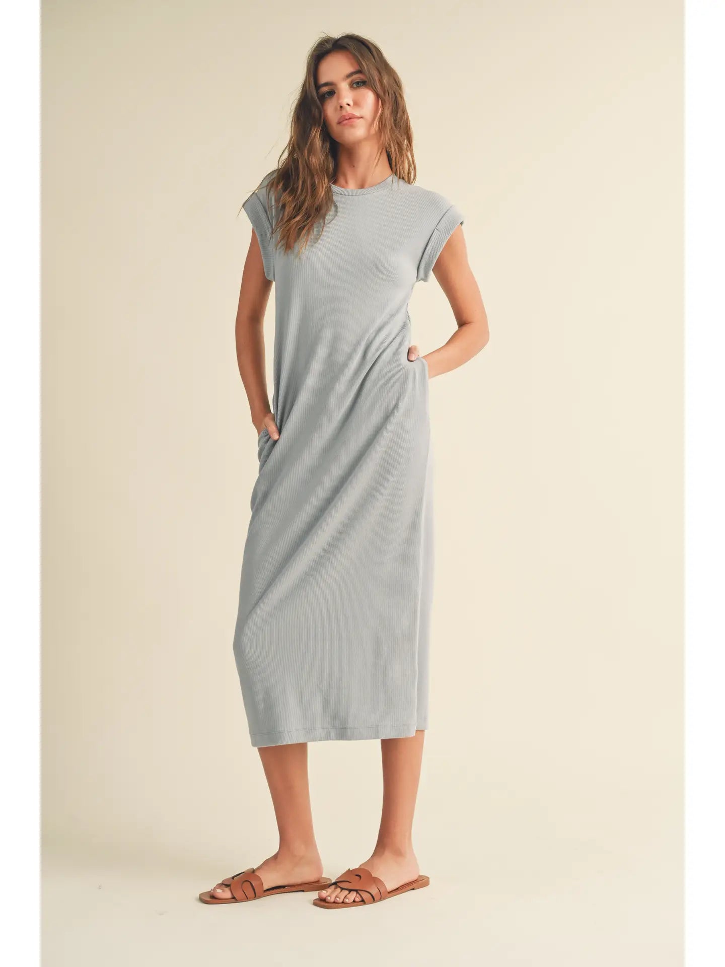 Baby Ribbed Maxi  Dress