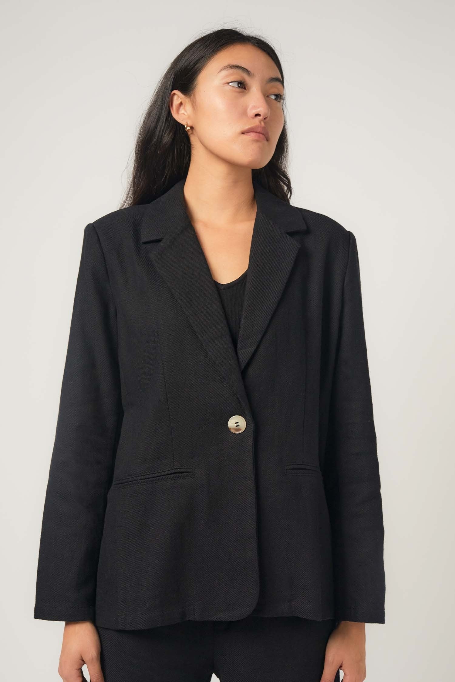 Reagan Blazer in Black