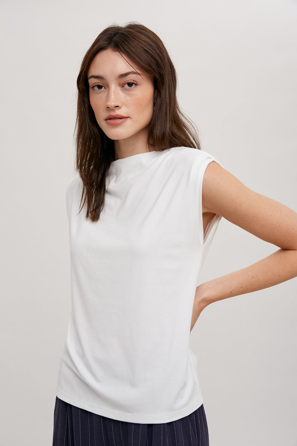 Boatneck Top in 2 Colors