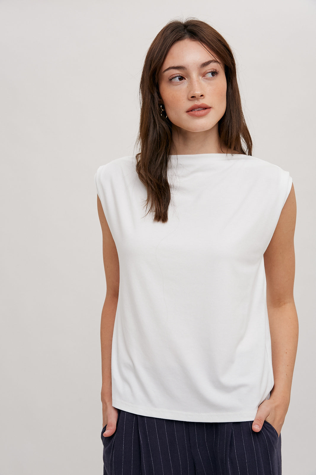 Boatneck Top in 2 Colors