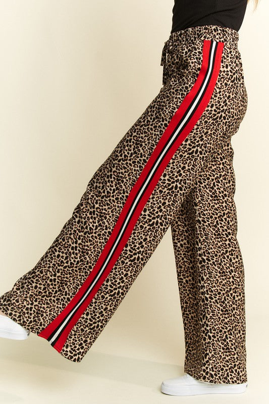 Leopard Contrast Trousers