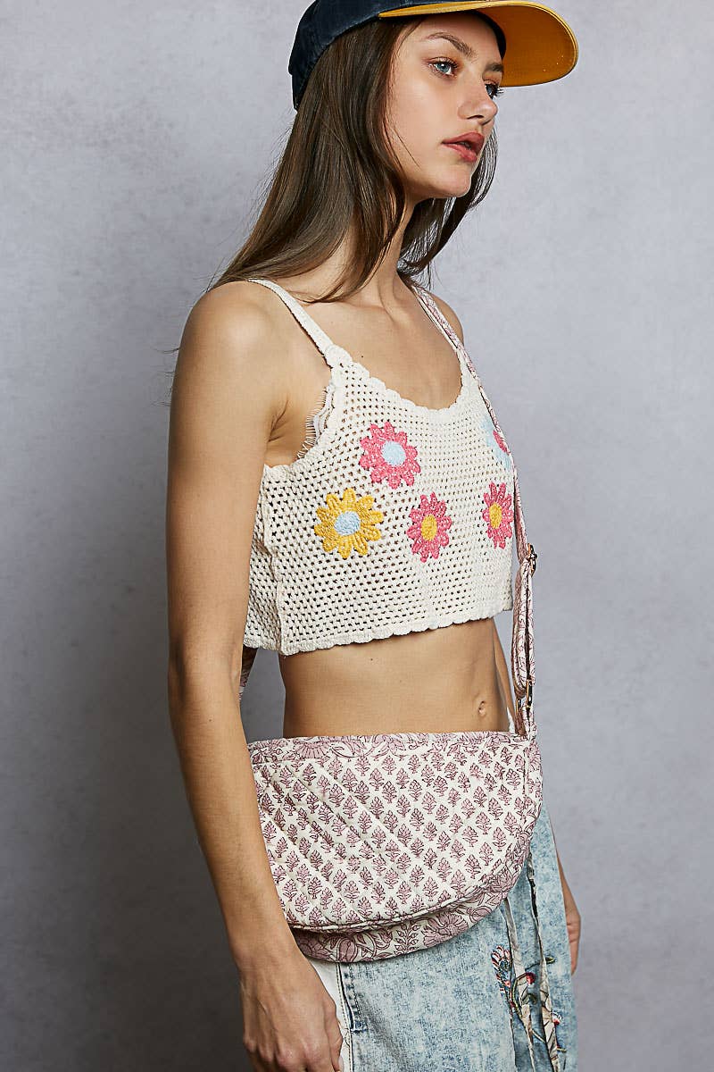 Essential Lightweight Quilted Floral Bag