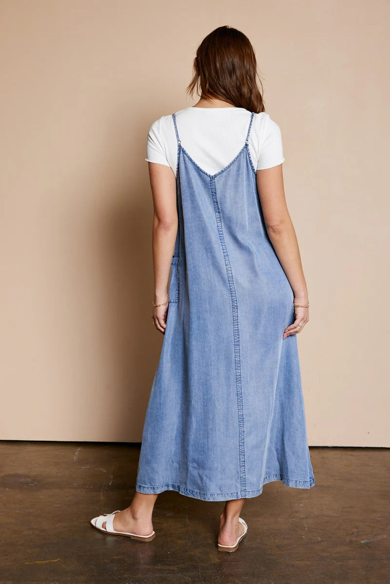 Denim Maxi Dress